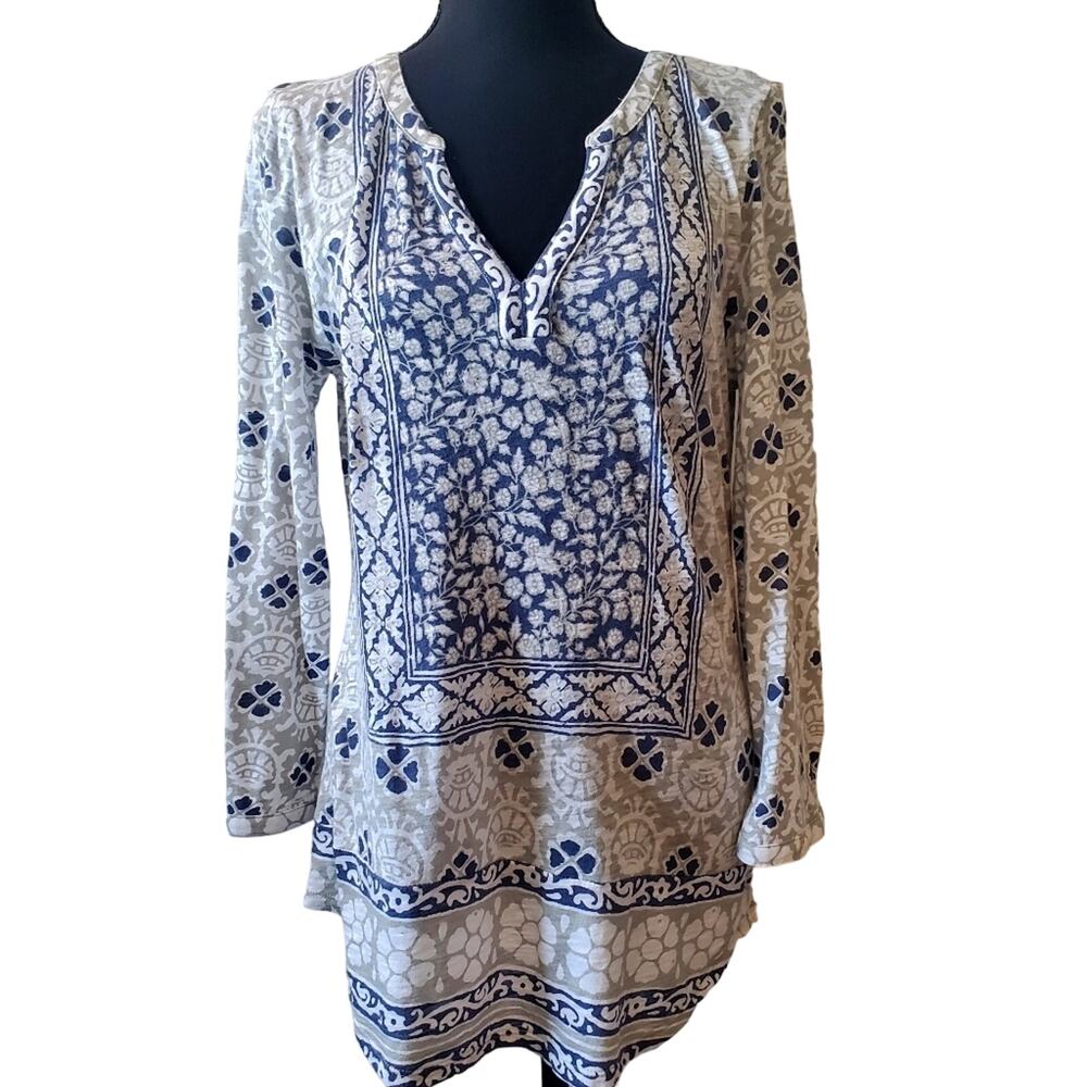 Lucky Brand Size S BOHO Cotton Top GUC